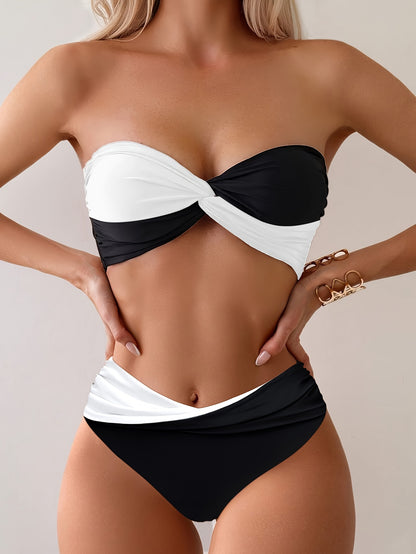 Strapless Bikini Set