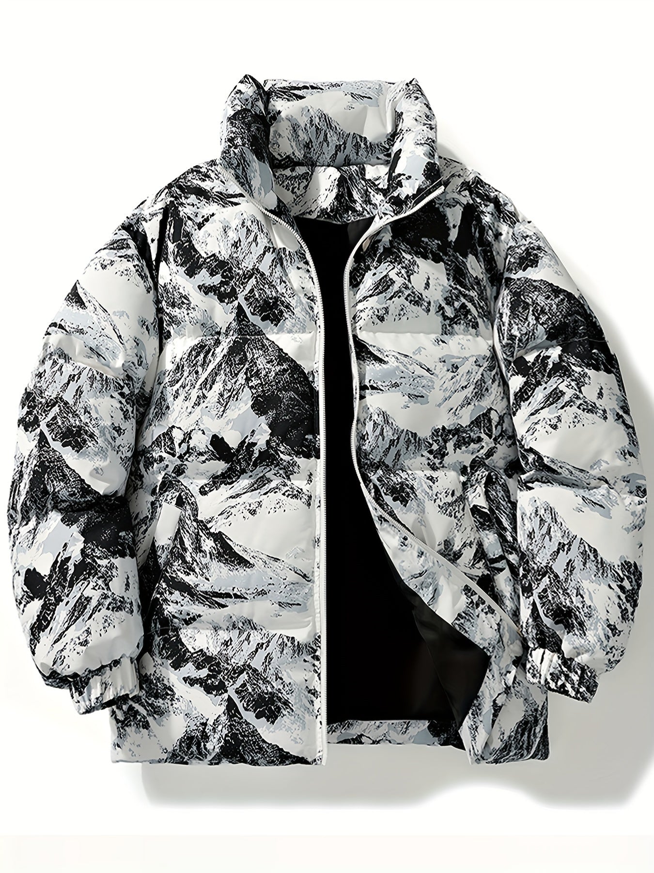 Trendy Camo Hooded Jacket