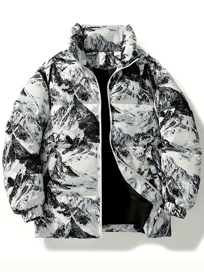 Trendy Camo Hooded Jacket