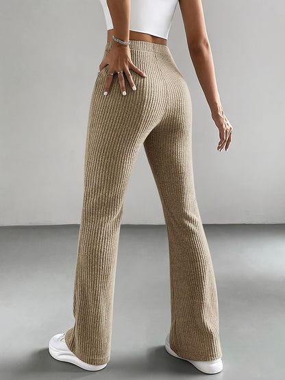 High-Waisted Flared Pants