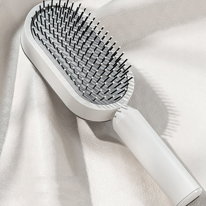 Self-Cleaning Hairbrush