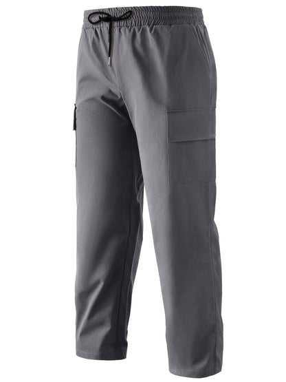 Stylish Solid Color Cargo Pants