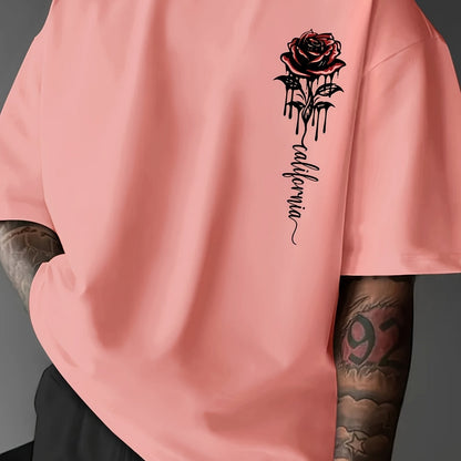 Rose Print T-Shirt