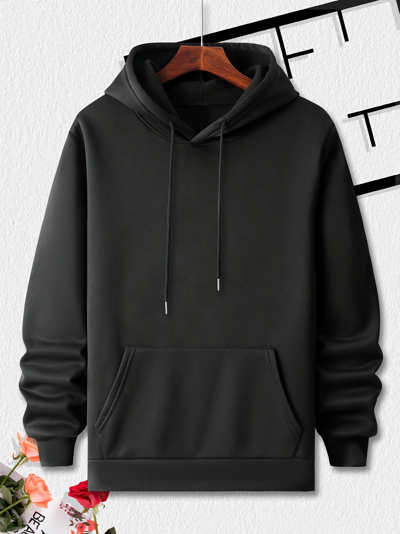 Print Hoodie With Front Pocket