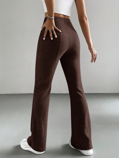 High-Waisted Flared Pants