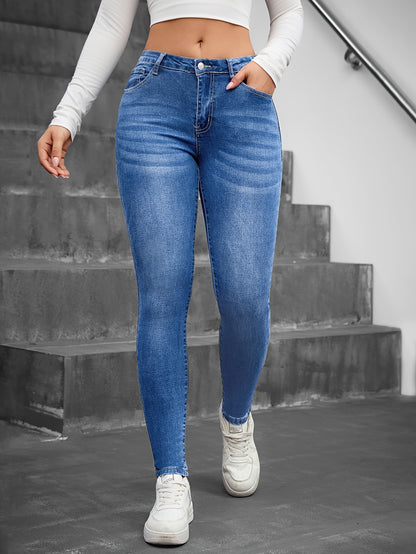 Fashionable Light Blue Skinny Jeans