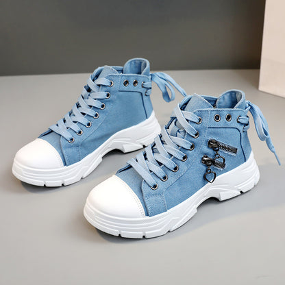 Canvas Platform Sneakers