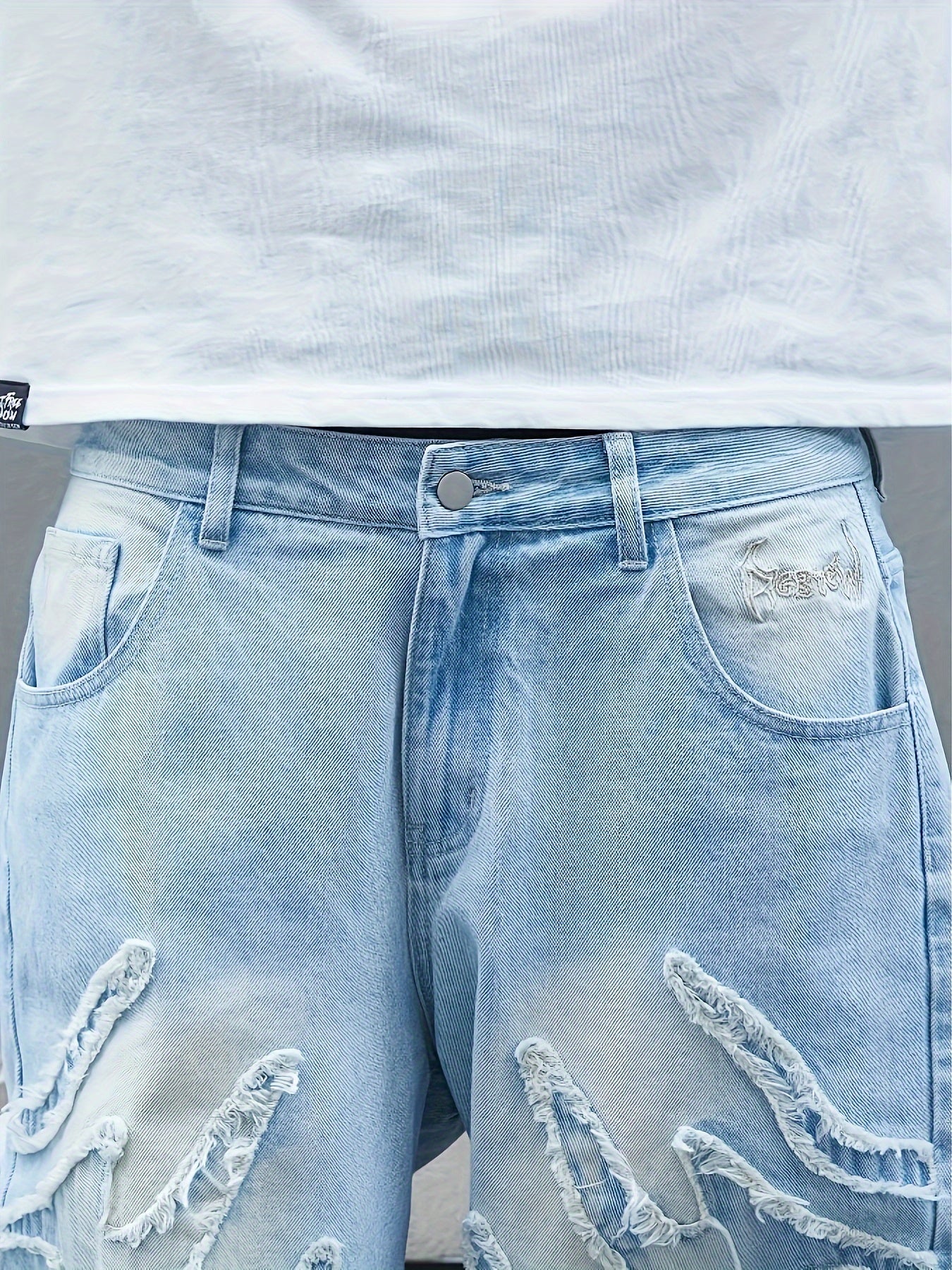 Light Wash Blue Jeans