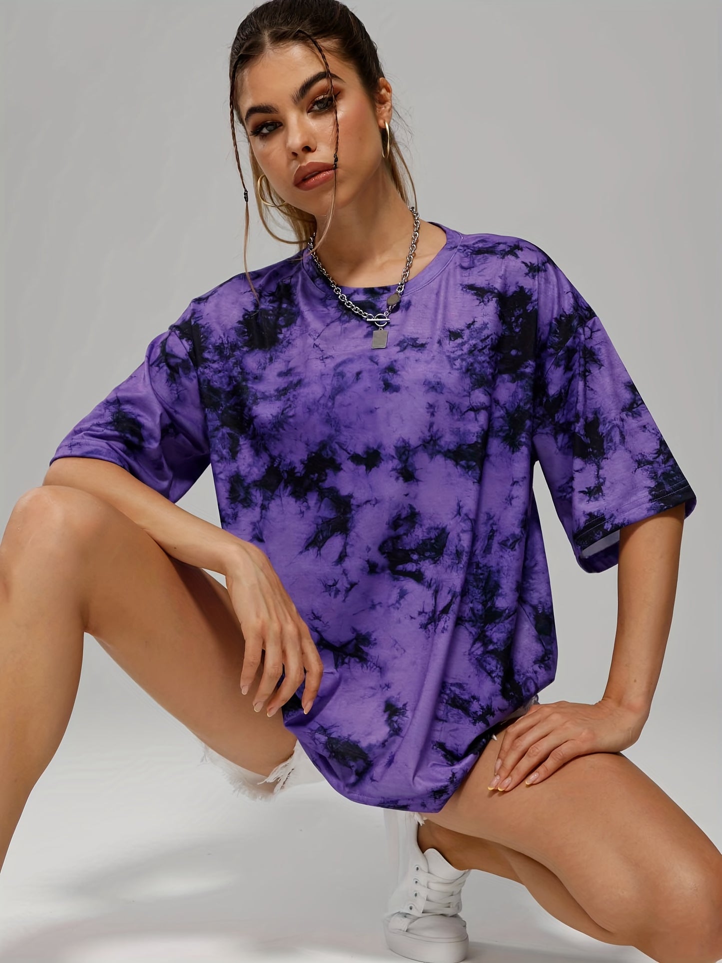 Tie-Dye Crew Neck T-shirt