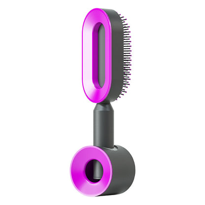 Self-Cleaning Hairbrush