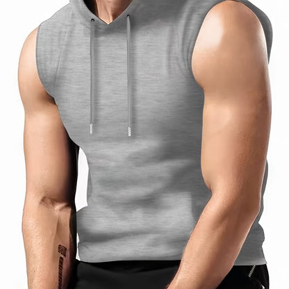 Hooded Sleeveless T-Shirt