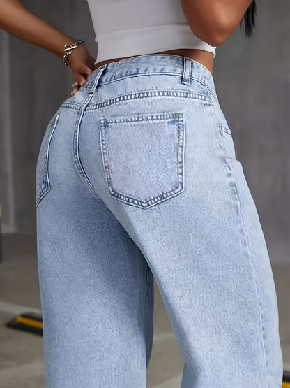 Fashion Comfortable High-stretch Slim Straight Jeans