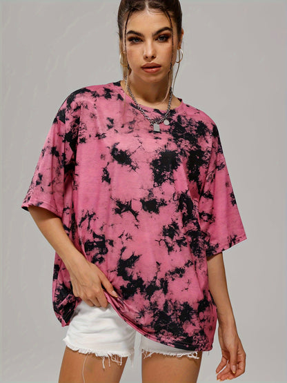 Tie-Dye Crew Neck T-shirt