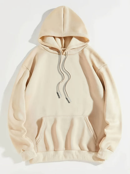 Angel Print Drawstring Hoodie