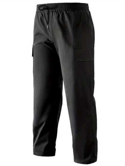 Stylish Solid Color Cargo Pants