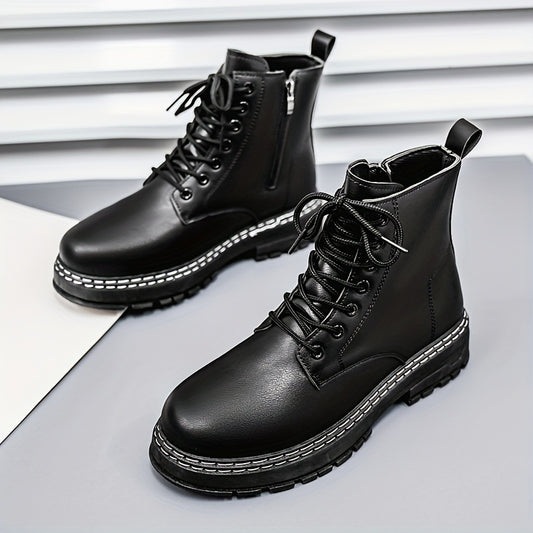 New Style Boots for Men, Trendy Motorcycle Boots.