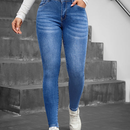 Fashionable Light Blue Skinny Jeans