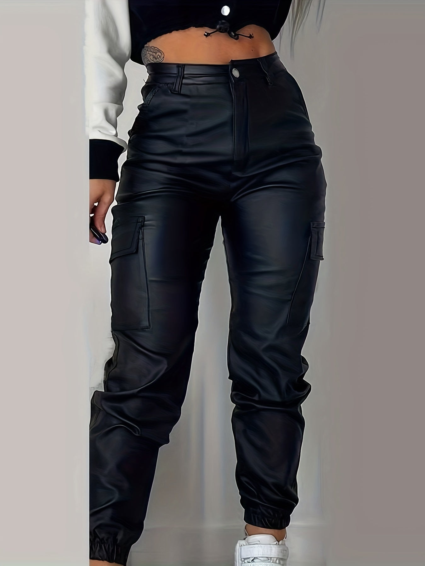 High Waist Cargo Pants