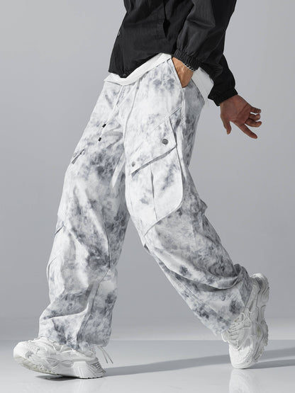 Digital Print Fashion Cargo Pants