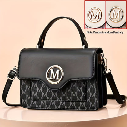 Mini Crossbody Bag with Letter Print