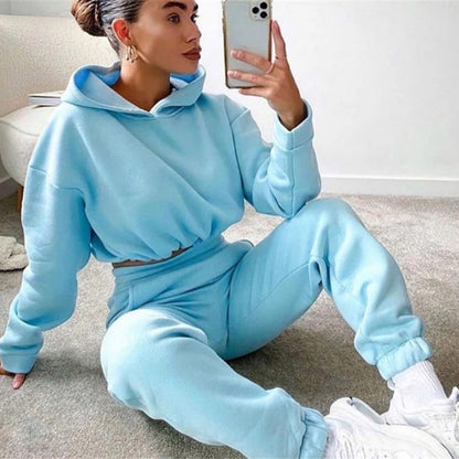 Jogging Tracksuit - Casual Fitness Hoodie Set