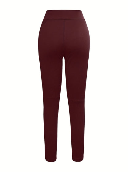 Casual Skinny Leggings Polyester Blend