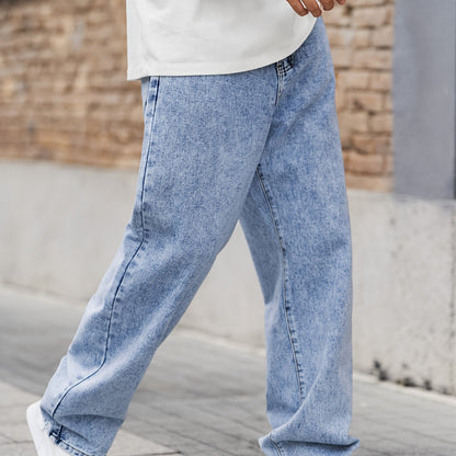 Loose Fit Wide Leg Jeans