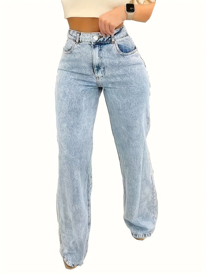 High-Waisted Stretchy Skinny Jeans