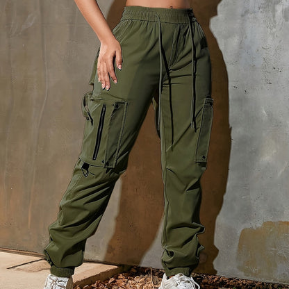 High-Waist Wide-Leg Cargo Pants