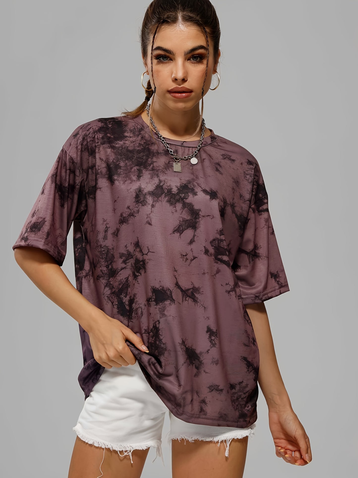 Tie-Dye Crew Neck T-shirt