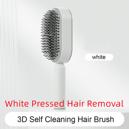 Self-Cleaning Hairbrush