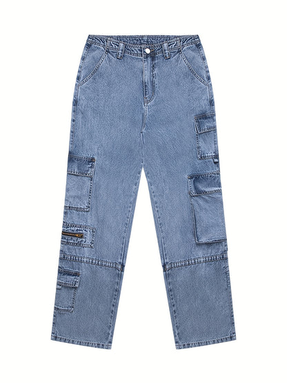 Blue Cargo Jeans