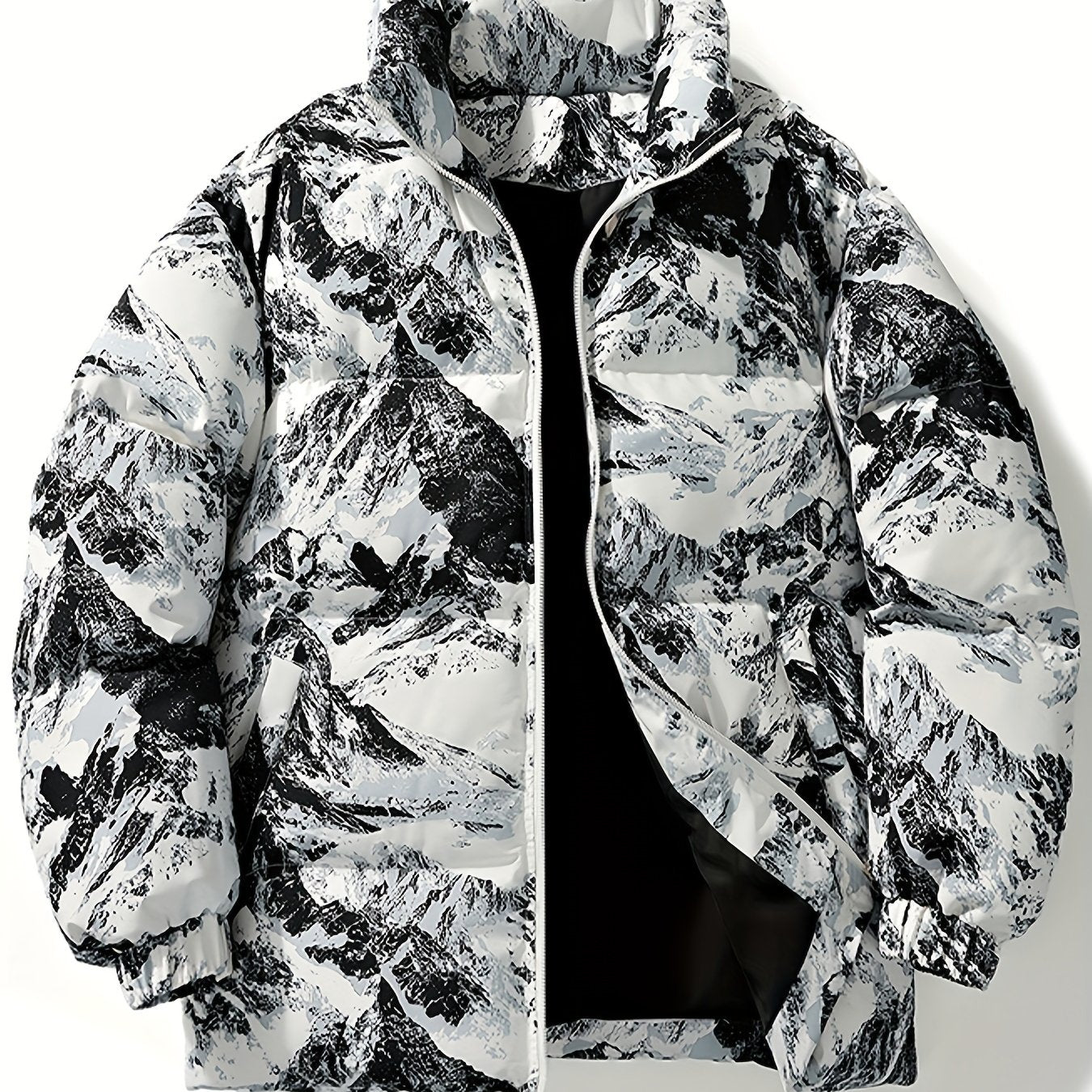 Trendy Camo Hooded Jacket