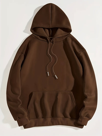 Angel Print Drawstring Hoodie