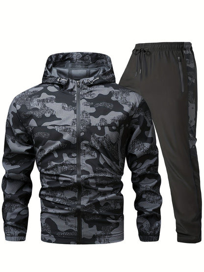 Camo Windproof Athletic Set