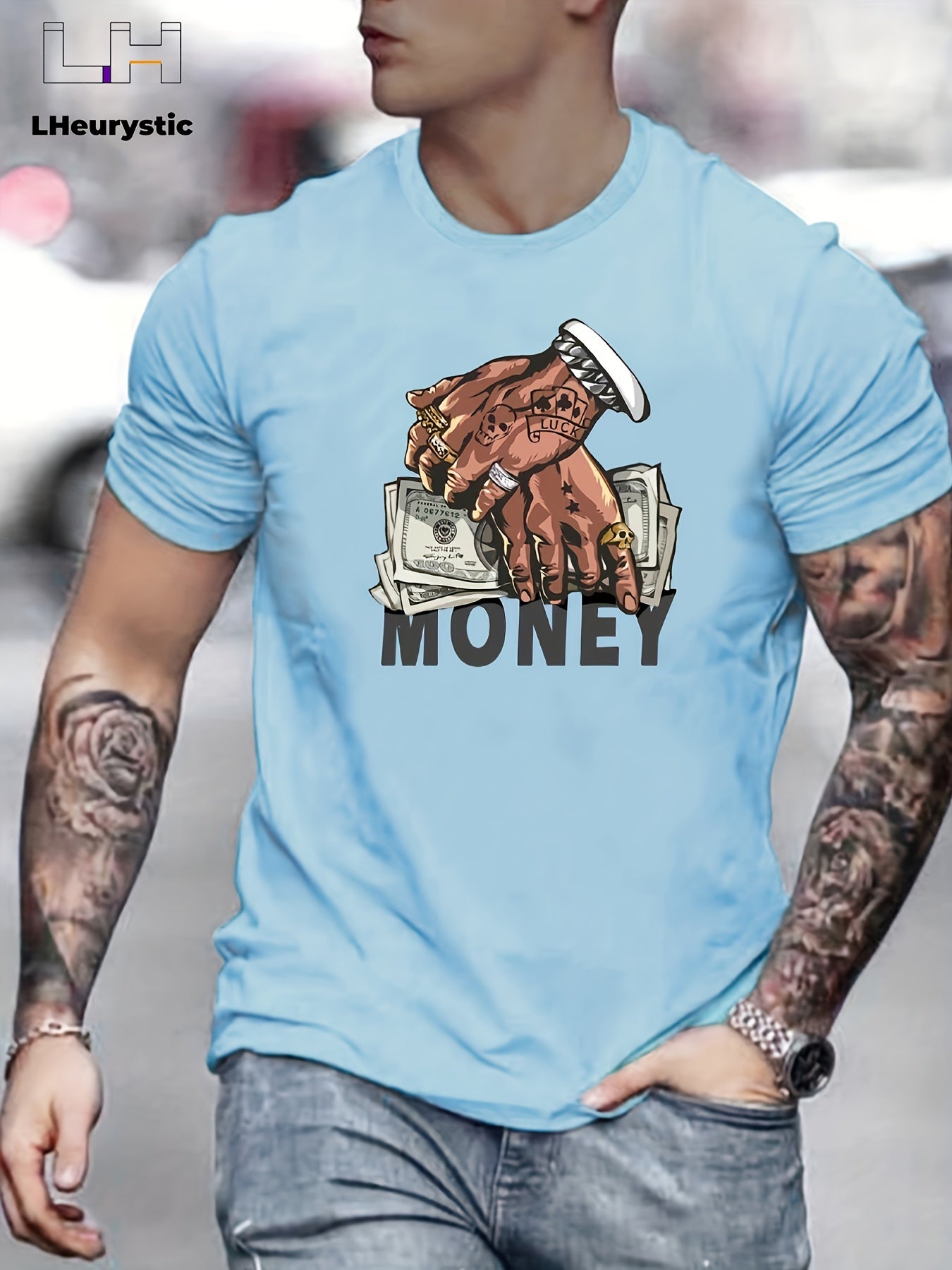 Cartoon Money & Hands T-Shirt