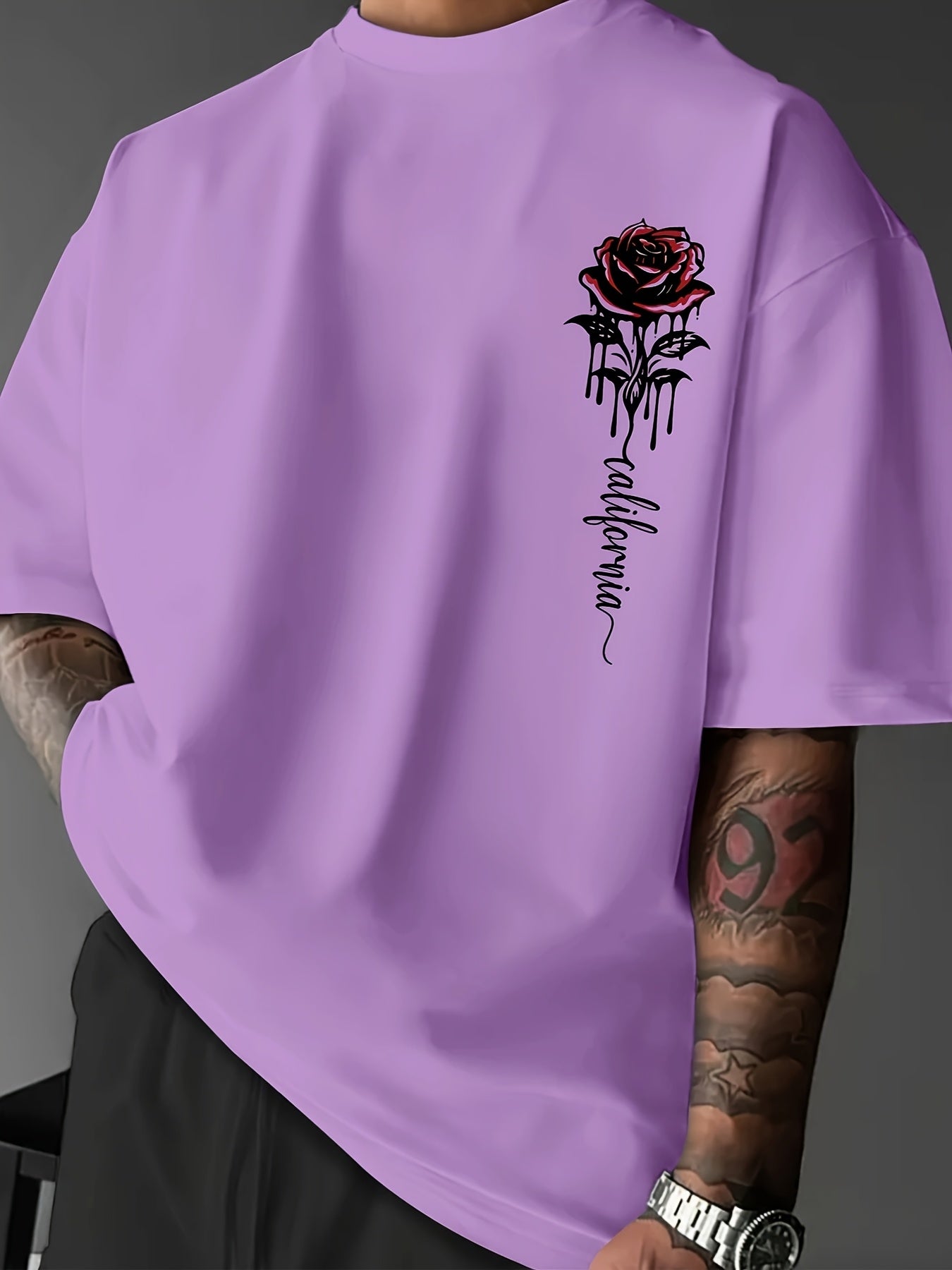 Rose Print T-Shirt