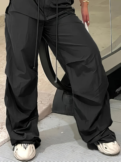 Loose Straight Cargo Pants