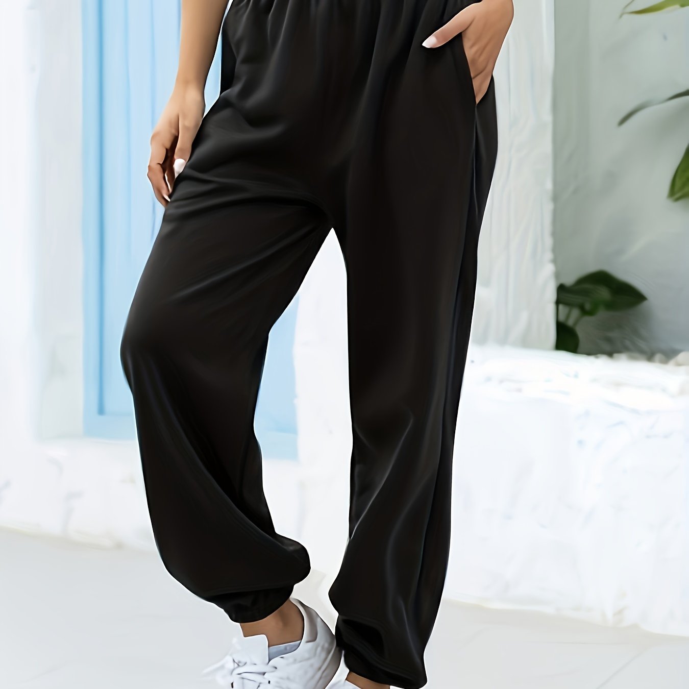 High-Waisted Wide-Leg Cropped Pants