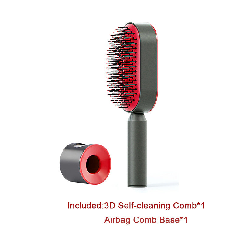 Self-Cleaning Hairbrush