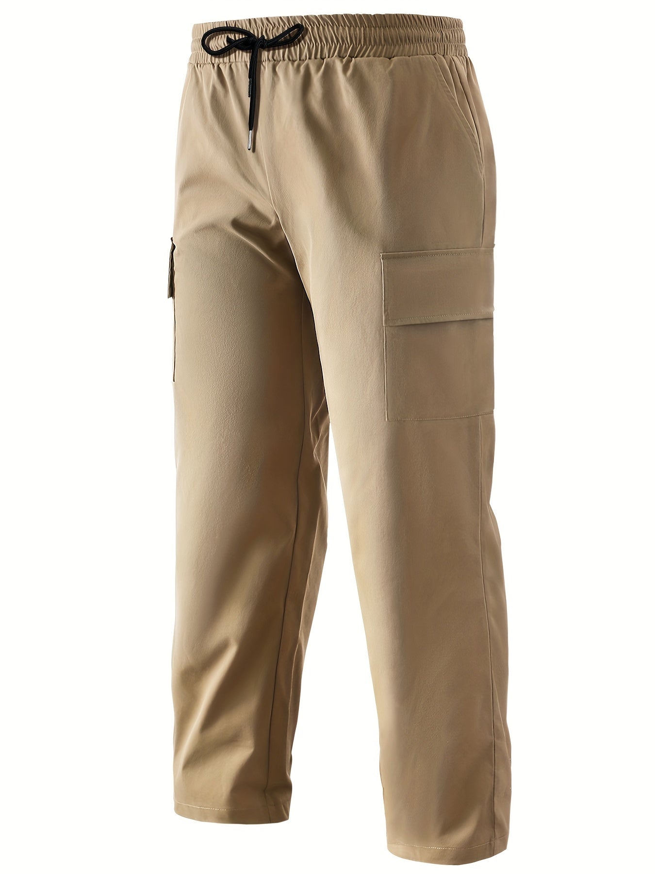 Stylish Solid Color Cargo Pants