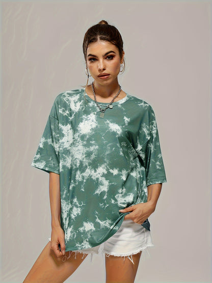 Tie-Dye Crew Neck T-shirt