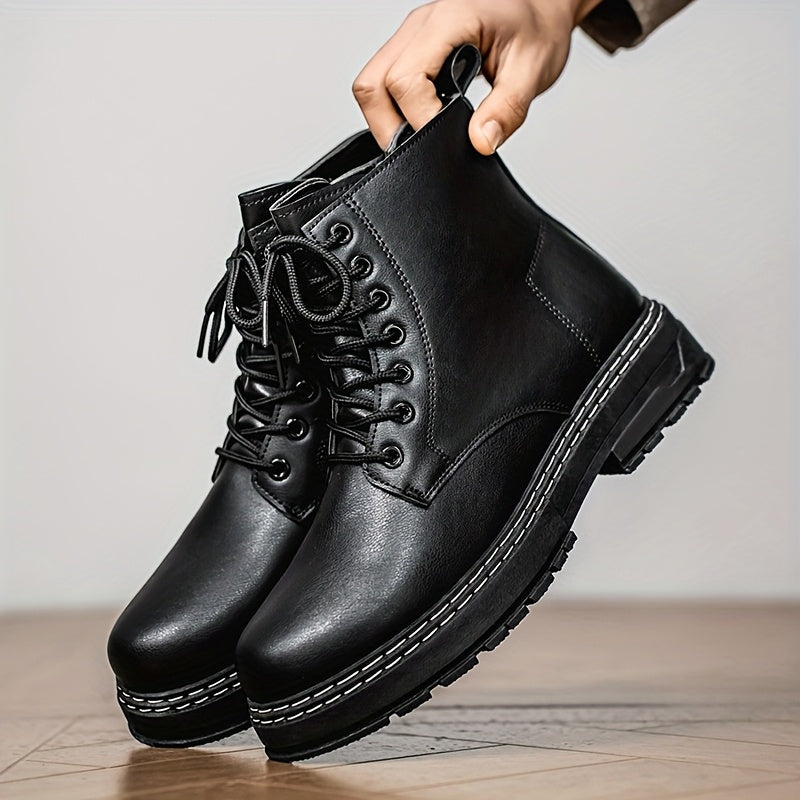 New Style Boots for Men, Trendy Motorcycle Boots.