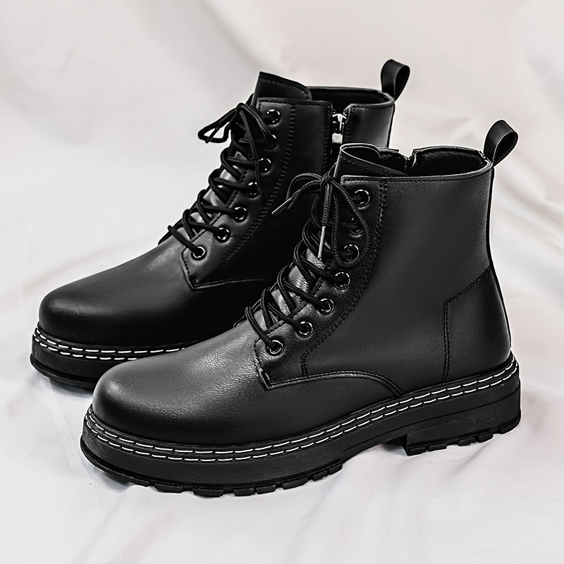 New Style Boots for Men, Trendy Motorcycle Boots.