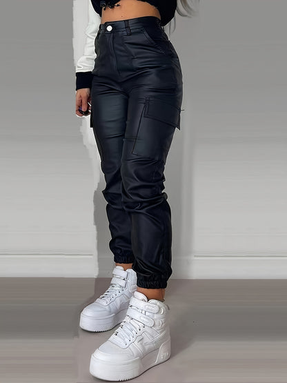 High Waist Cargo Pants