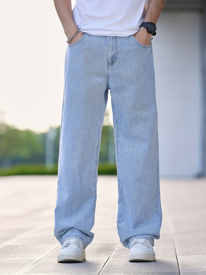 Light Blue Loose Denim Jeans