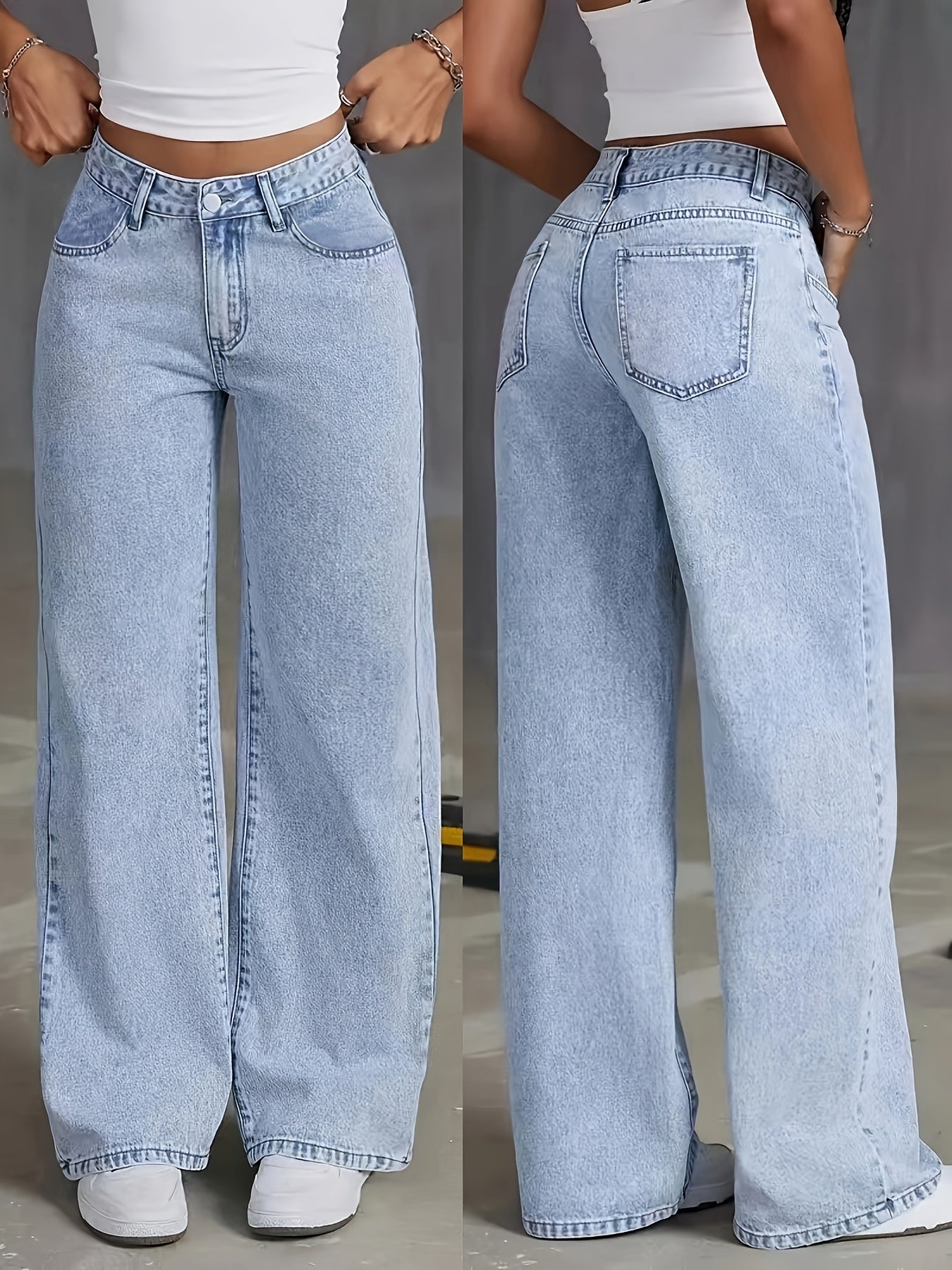 Fashion Comfortable High-stretch Slim Straight Jeans