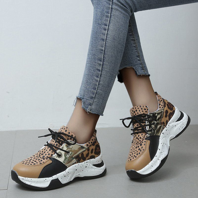 Leopard Print Sneakers