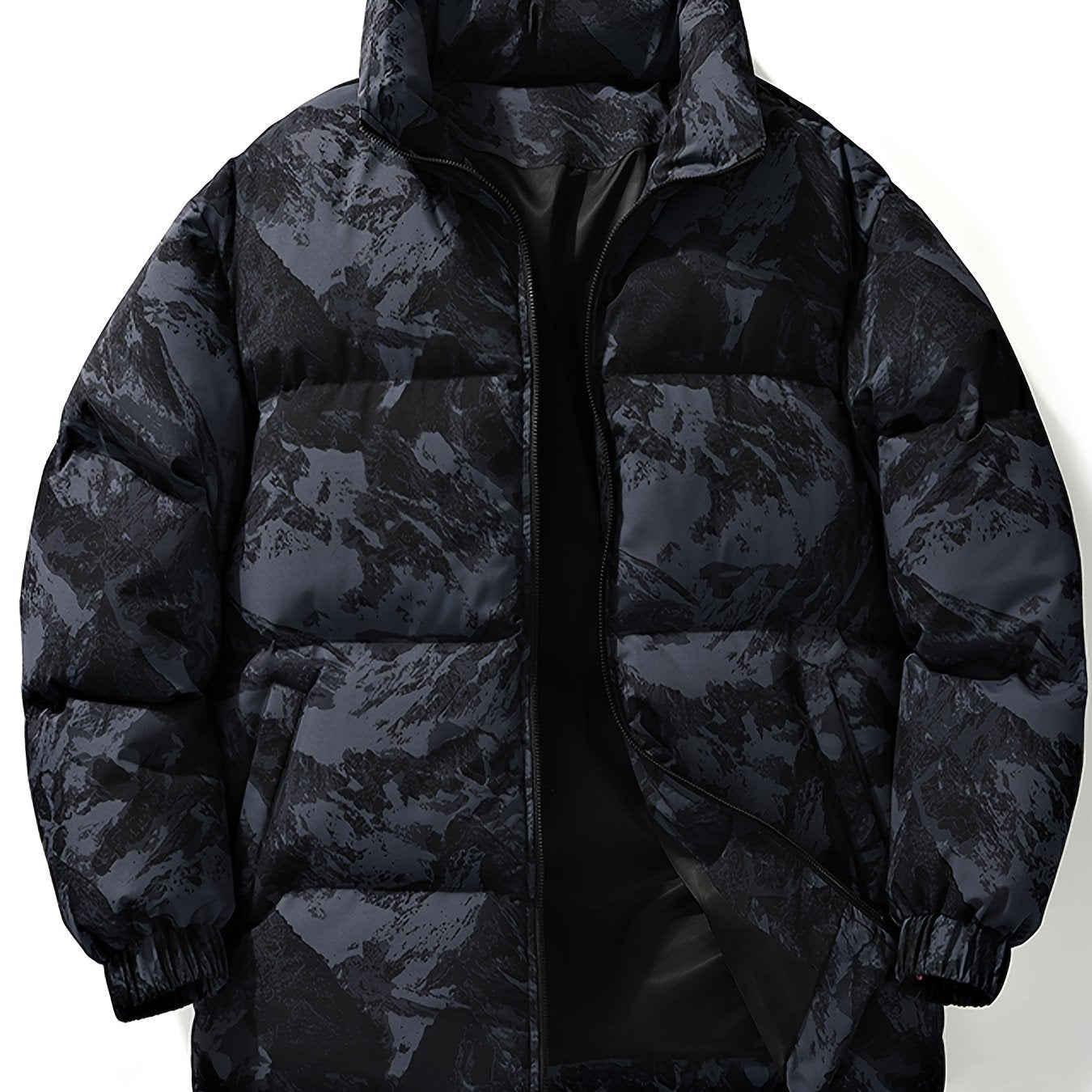 Trendy Camo Hooded Jacket