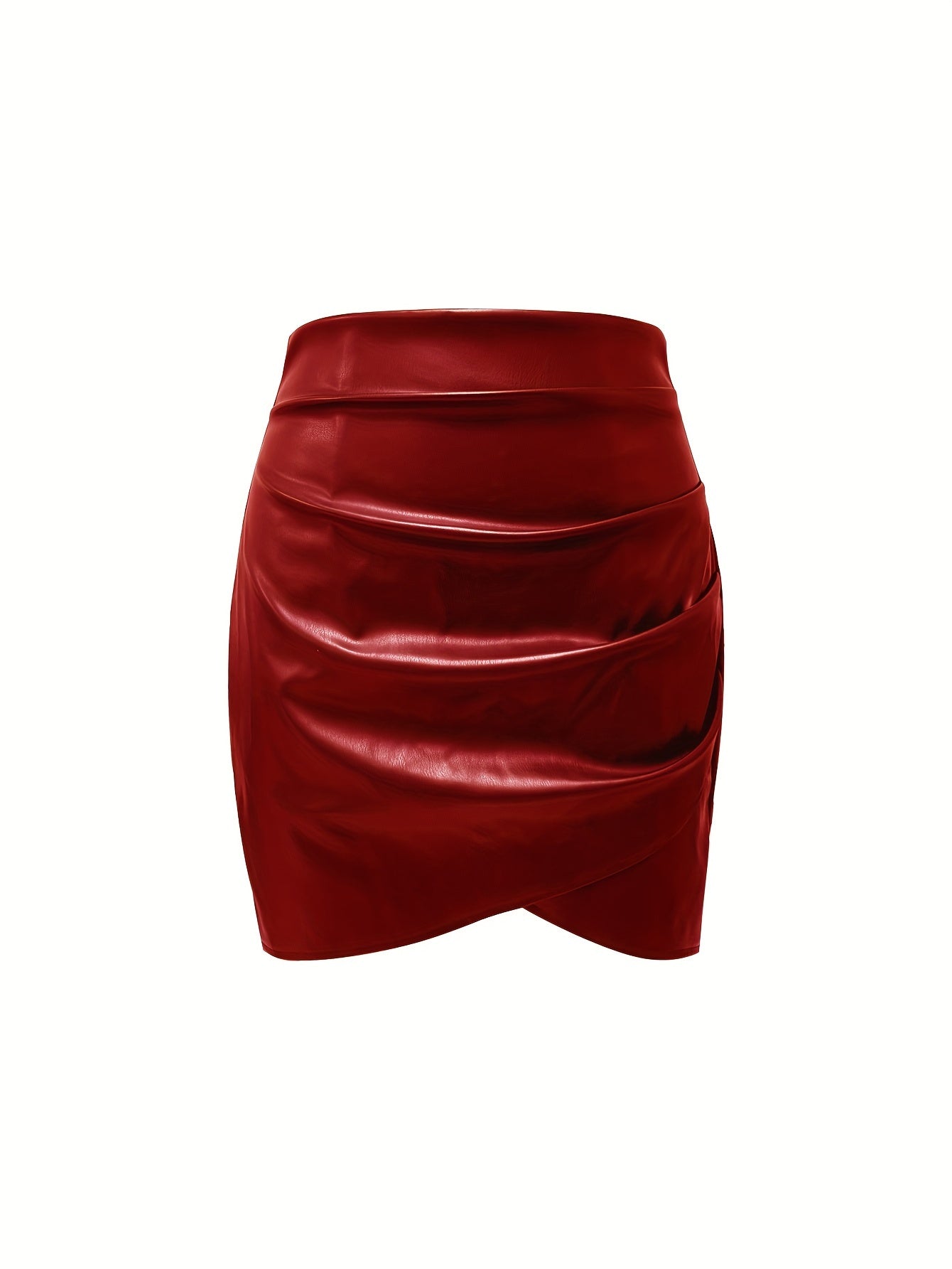 Elegant Solid Color Fashion Skirt